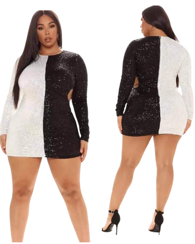 Best of Both Bling Sequin Dress
